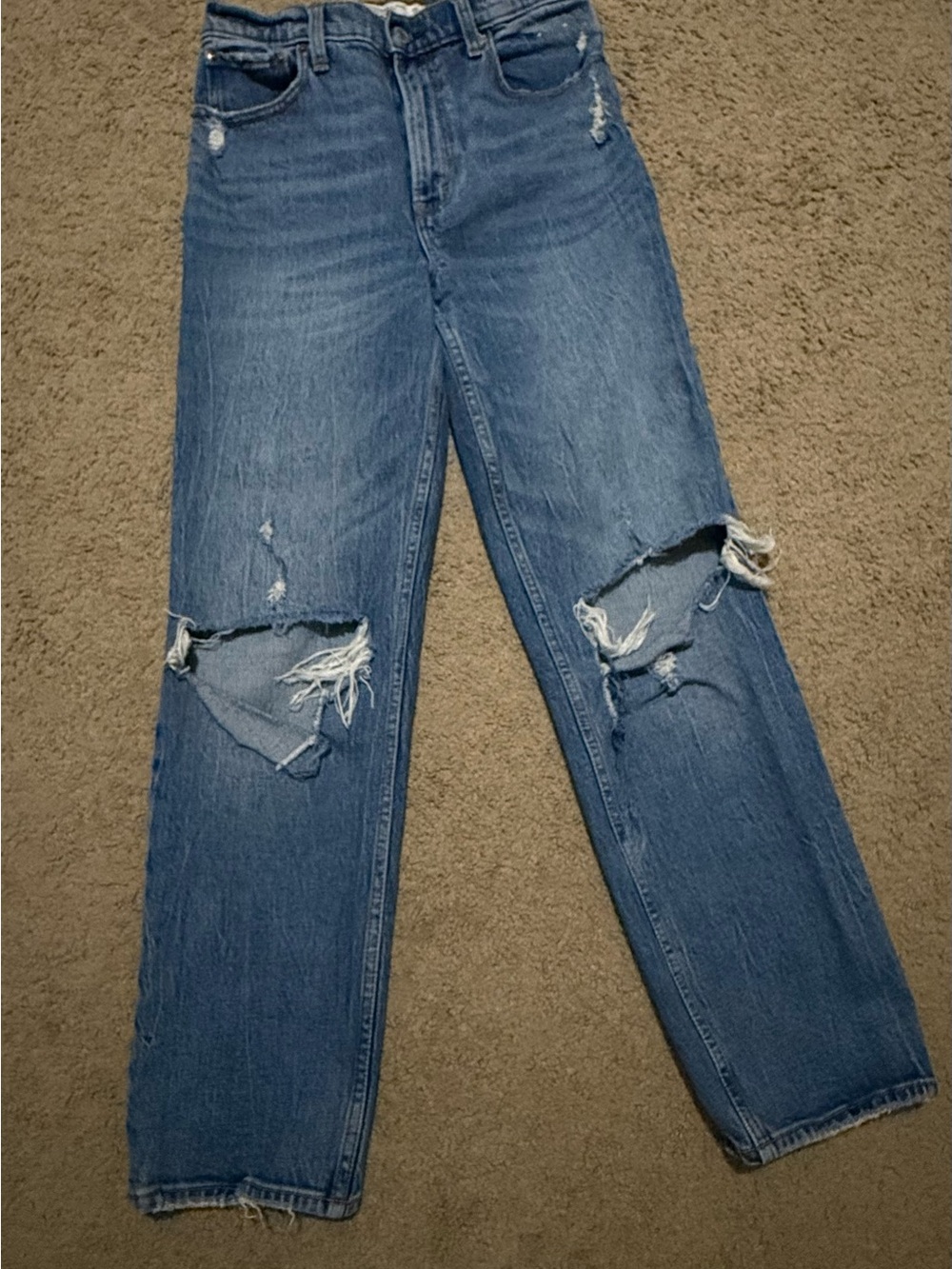 Abercrombie & Fitch 90s straight ultra high rise